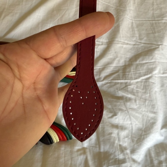 Set of Multicolor PU Leather Bag Handles - Picture 2 of 9